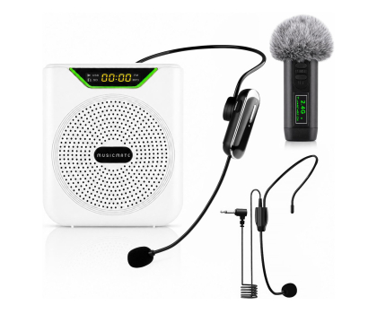 Głośnik bluetooth MusicMate Wzmacniacz głosu MM-WG400-W VoicePower
